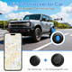 Wuaerdy Mini Gps Tracker For Vehicles Universally For Android and Ios Car Location Tracker W/Magnetic Case Item Finder For Google Find Hub and Ios Find My No Monthly Fees Black