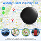 Wuaerdy Mini Gps Tracker For Vehicles Universally For Android and Ios Car Location Tracker W/Magnetic Case Item Finder For Google Find Hub and Ios Find My No Monthly Fees Black