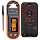 Temppro Thermopro Tempspike Plus 600Ft Meat Thermometer With 2 ColorCoded Probes Bluetooth Meat Thermometer With LcdEnhanced Booster For Food Cooking Grill Smoker For Dad Him Husband