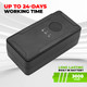 GlobalViewNet Global View Mini Magnetic Gps Tracker For Vehicles Subscription Required Magnetic Backing RealTime Gps Tracking 24Day Battery Life Fleet Tracking Software Geofence and Speed Alerts