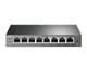 TpLink TlSg108Pe V3 8 Port Gigabit Poe Switch Easy Smart Managed 4 Poe+ Ports 64W Plug and Play Sturdy Metal W/ Shielded Ports Fanless Qos Vlan and Igmp Limited Lifetime Protection
