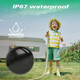 Skbenqk Gps Tracker For VehiclesMini Magnetic Gps Tracker For Vehicles Full Global Coverage No Subscription Or Sim Card Required Perfect For Cars Assets Pets Kids And Seniors Black Circle