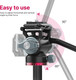 Ulanzi Video Fluid Head For Camera Tripod Ulanzi U190 Mini Pan Tilt Head Small Panoramic Ball Head With Arca Swiss Quick Release Plate Lightweight Filming Equipment For Compact Camera Load Up To 66Lb/3Kg