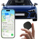 Skbenqk Gps Tracker For VehiclesMini Magnetic Gps Tracker For Vehicles Full Global Coverage No Subscription Or Sim Card Required Perfect For Cars Assets Pets Kids And Seniors Black Square