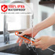 Temppro Tp15H Waterproof Instant Read Meat Thermometer For Cooking Digital Food Thermometer With Backlight and Calibration Cooking Thermometer For Bbq Previously Thermopro