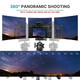 Ulanzi U80L Ball Head For 1/4 Tripod 360 Rotating Panoramic Camera Mount With Arca Quick Release Plate and Cold Shoe For Dslr Camcorder Monopod Slider