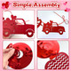 UranusandNo1 45 Pcs Valentines Day Decorations Kit Happy Valentines Day Banner Glitter Ceiling Hanging Hearts Foil Swirls Streamers Decor For Home Office Valentine Party Supplies