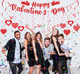 UranusandNo1 45 Pcs Valentines Day Decorations Kit Happy Valentines Day Banner Glitter Ceiling Hanging Hearts Foil Swirls Streamers Decor For Home Office Valentine Party Supplies