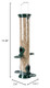 Cj Wildlife Monster Pet Supplies C J Wildbird Defender Metal Seed Bird Feeder Clear