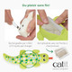 Catit Groovy Gecko Interactive Cat Toy Flopping Motion Toy With Catnip and Silvervine Usb Rechargeable Motion Sensor Washable Cover Green