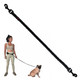 Tuff Pupper Heavy Duty Hands Dog Leash One Large Dog Up To 125 Lbs Comfortable Shock Absorbing Bungee Reflective Padded Handles Lumbar Waist Belt 2850 Walking Jogging Running Leash