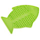 Lickimat Casper FishShaped Cat Slow Feeders Lick Mat Boredom Anxiety Reducer Perfect For Food Treats Yogurt Or Peanut Butter Fun Alternative To A Slow Feed Cat Bowl Or Dish Green