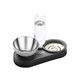 Marchul Tilted Cat Food Bowl With Feeding Mat For Food And Water Food Feeding Dishes For Raised Cats And Puppies