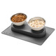 Marchul Tilted Cat Food Bowl With Feeding Mat For Food And Water Food Feeding Dishes For Raised Cats And Puppies