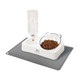 Marchul Tilted Cat Food Bowl With Feeding Mat For Food And Water Food Feeding Dishes For Raised Cats And Puppies