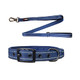 Tuff Pupper Avail Dog Leash And 1418 Heavy Duty Dog Collar With Handle Blue