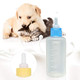 Pwooteiy 2 Sets Of 5Color Plastic And Silicone Feeding Pet Supplies Set Squeeze Liquid Bottles Replaceable Teats Mini For Newborn Kittens Puppies Rabbits Replacement Small Animals Cat Bottle Tools