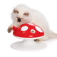 Catit Senses 20 Mushroom 360 Degree Interactive Feather Toy For Cats With Two Play Modes