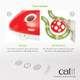 Catit Senses 20 Mushroom 360 Degree Interactive Feather Toy For Cats With Two Play Modes