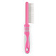 Ancol Ergo Cat Moulting Comb Pink Grooming Tool For Long Haired Cats Detangles Removes Loose Hair And Detects Fleas Easy To Use Pet Care Accessory