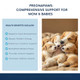 Pregnapaws Liquid Prenatal Vitamins For Dogs and Cats Folic Acid Calcium and Iron Drops Essential Support For Dog Pregnacy Breeding and Lactation Healthy Litter Growth Beef Flavor 60 Ml