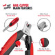 Tuff Pupper Dog Nail Clipper Bonus Nail File Razor Sharp Stainless Steel Blades Protective Safety Guard Prevents OverCutting Sturdy Non Slip Handles For Safe Grooming Medium Large Dogs