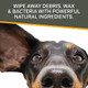 Silver Honey Rapid Ear Care Vet Strength Pet Wipes Manuka Honey and Microsilver Bg 50Ct