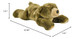 Fluff and Tuff Sadie Bear Dog Toy