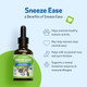 Pet Wellbeing Sneeze Ease For Dogs Occasional Sneezing Seasonal Allergies Nose and Eye Discomfort Eyebright Nettles VeterinarianFormulated Herbal Supplement 2 Oz 59 Ml