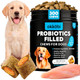 Okk Bi Probiotics For Dogs Chews 300Pcs Digestive Gut Health and Diarrhea Support Us Formula With Dog Probiotics Enzymes and Natural Ingredients Crunchy and Creamy Chicken