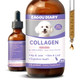 Eagou Diary Collagen For Dog Liquid Support Hip Joint Mobility Skin Coat Bone 60Ml Glucosamine Msm Omega3 Mcts Hyaluronic Biotin Dog Collagen Drops For Dogs Especially For Senior Dogs