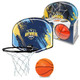 Anywhere Sports Silent Basketball and Hoop Set OverTheDoor Quiet Play For Kids Easy ClipOn Mount Includes 6Inch Foam Basketball