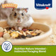 Sunseed Vitakraft Vita Prima Dwarf Hamster Food 2 Lb Bag With Fruits Vegetables Grains And Seeds Providing Wholesome Daily Nutrition And Foraging Variety For Happy Healthy Small Pets