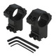 Tydeux 1/254Mm High Profile Scope Rings For 3/8 And 911Mm Dovetail Rail Pack Of 2