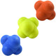 Airlaxer Reaction Ball Reflex Ball For Hand Eye Coordination Training Pack Of 3Orange 283 Inch Blue Yellow