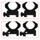 Tydeux 1/254Mm Scope Rings For Weaver And Picatinny Rail Pack Of 2