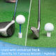 The Golfer Store Rubber Golf Tees For Mats Golf Tee Holder For Driving Range and Simulator Unbreakable Golf Mat Tee Golf Accessories For Indoor and Outdoor Practice 6 Sizes Rubber Tees and 2 Sizes Tees 32 Pcs