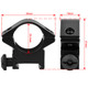 Tydeux 1/254Mm Medium Profile Scope Rings For Weaver And Picatinny Rail Pack Of 2