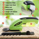 MAXUAN Grass Shear & Shrubbery Trimmer - 2 in 1 Handheld Hedge Trimmer
