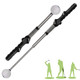 The Golfer Store Retractable Golf Swing Training Aid Golf Grip Trainer and Golf Swing Trainer For WarmUp RightHanded Golf Club For Indoor Practice Golf Accessories Strength and Tempo Training For Chipping Hitting