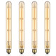 Torchstar Led Vintage Filament Bulb T300 9W 1169Inch Long Tubular Edison Light Bulbs E26 Base Dimmable T10 Filament Decorative Bulb For Wall Lamp Amber 2000K Soft Warm Etl/Fcc Pack Of 4