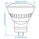 Torchstar 10Pack Mr11 Led Light Bulbs 3W 2700K Soft White Spotlight Bulb 25W Equivalent Ac/Dc 12V Gu4 Base Track Lighting Recessed Light Landscape Lights Accent Spotlights