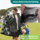 Hoiny Extra Large Soccer Ball Bag 40 X 30 Drawstring Mesh Ball Bag With Pocket Heavy Duty Sport Net Sack For Coaches Storage Bag For Basketball Volleyball Gym Equipment Swimming Gear