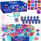 Urmywo Magic Water Elf Toy Kit For Kids Aqua Fairy Magic Gel Water Pets 12 Gels and 10 Molds Diy Squishy Maker Set Create Your Own Squishies Sensory Toys Crafts Water Toys Summer Gifts For Boys Girls