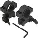 Tydeux 1 And 30Mm Profile Quick Release Scope Mount Rings For Weaver And Picatinny Rail Pack Of 2