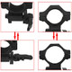 Tydeux 1 And 30Mm Profile Quick Release Scope Mount Rings For Weaver And Picatinny Rail Pack Of 2