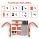 Toovem A Family Of Manufacturers Ladder Stabilizer For Roof Orange2Pcs