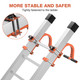 Toovem A Family Of Manufacturers Ladder Stabilizer For Roof Orange2Pcs