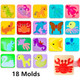 Kidisego Aqua Fairy Water Gel Kit For Kids Magic Water Elf Toy Kit With 12 Colors 18 Molds 6 Pack Of Magic Powder Crate Your Own Magic Elf Kit Water Pets Craft Kits For Kids