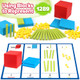 Torlam Base Ten Blocks For Place Value Counting Kindergarten Math Games Base 10 Math Manipulatives For 1St3Rd Grade Kids